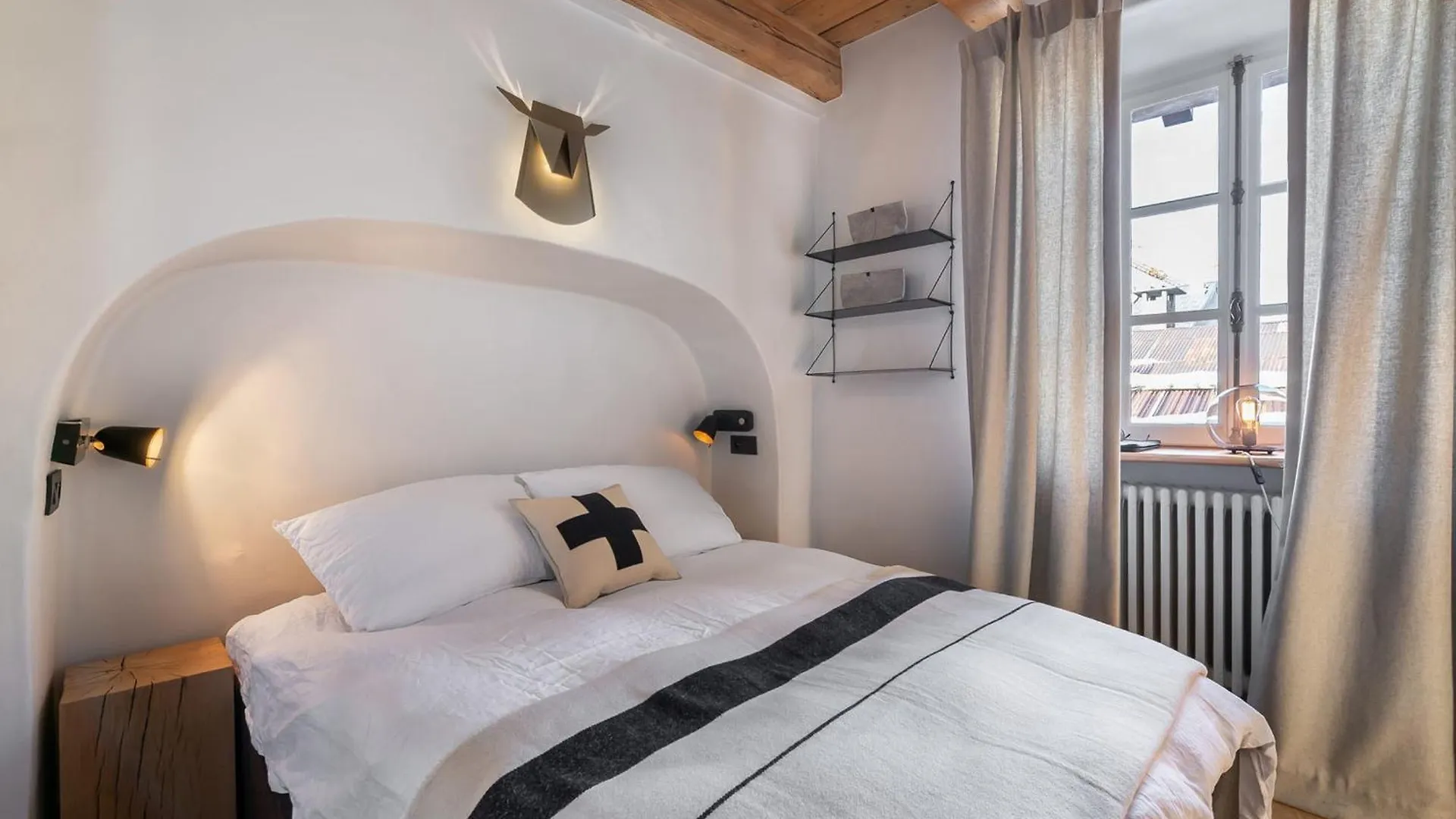 Apartment Appartement 3 Ch. Renove, Centre De Megeve, Balcon, Cheminee, Parking, 3 Min Telecabine Chamois - Fr-1-453-178